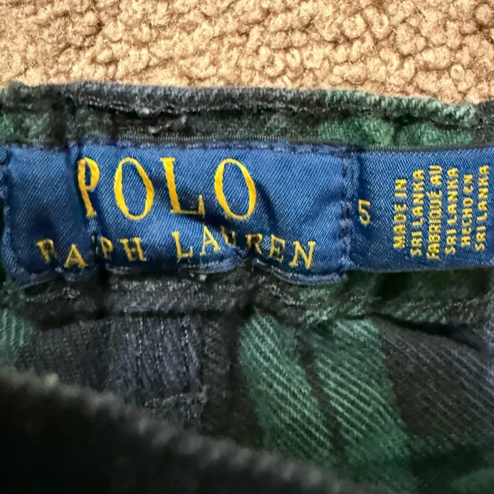 Vintage Polo Jeans Co. Kids Size 5 Plaid‎ Ralph Lauren Kids Carpenter Jeans N